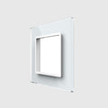 Marco para enchufe de cristal Livolo blanco VL-P7E-2W