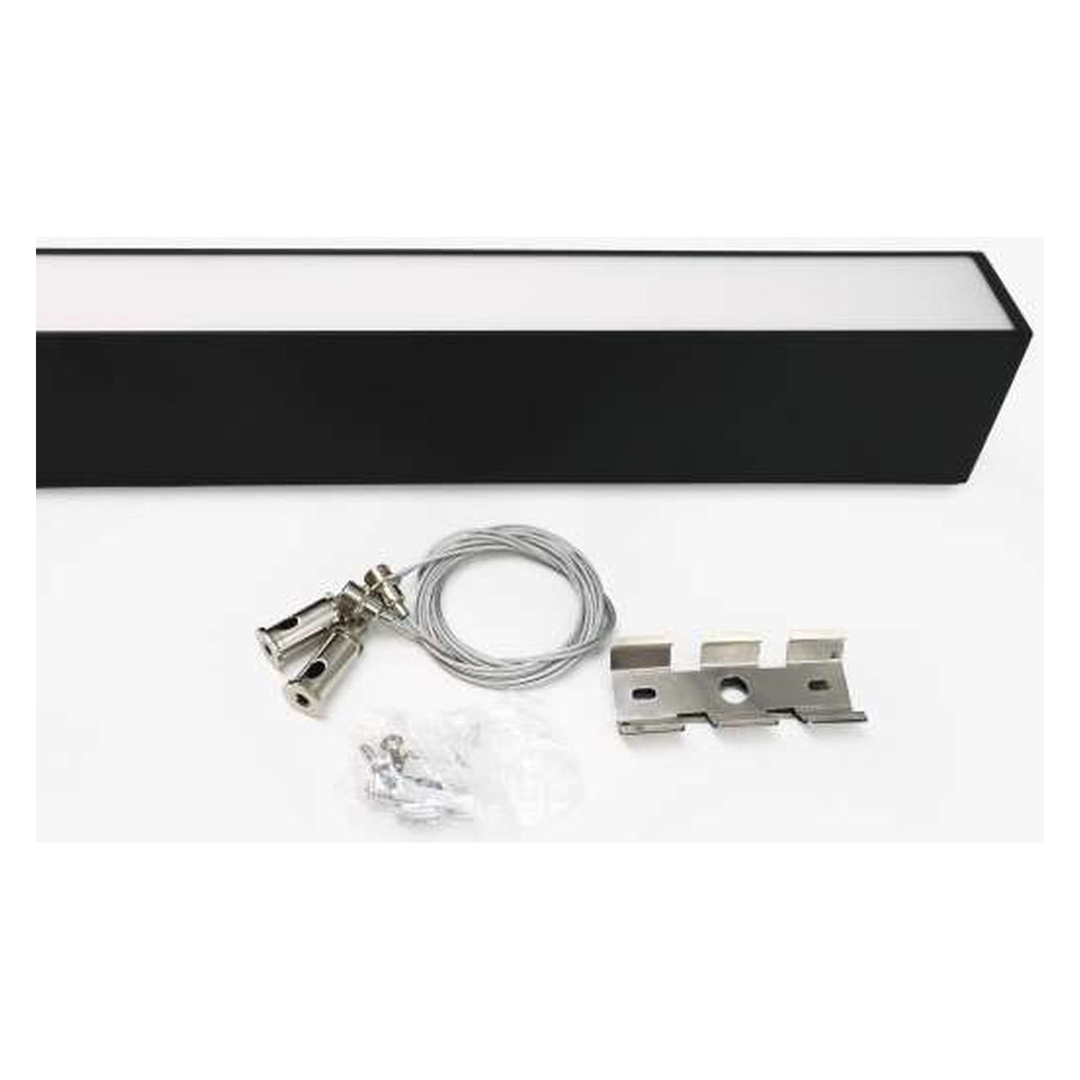 MODULINE II lineal modular LED 200 cm 60 W 3CCT negro — detalle — SKU 51016